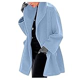 ZTFYKLIN Blitzangebote Des Tages Aktuell Cardigan Damen Schwarz Übergangsjacke Mädchen 128 Winterjacke Damen Teddyfell Gefüttert Winter Steppmantel Für Damen Lang Warehouse Deals Angebote B Ware