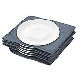 Navaris XXL Tellerwärmer elektrisch - 34 x 30 x 3 cm - für bis zu 10 Teller mit je 32 cm Durchmesser - 200 Watt - Gastro Teller Wärmer in Grau