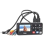 King Ma 3inch Video Grabber, 1080P 60FPS VHS Videorecorder Digitalisieren Capture von HDMI, RCA, VCR, DVD, VHS Tapes, Hi8, Camcorders, Gaming-TF/SD/USB Storsage (HDMI)