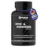 time 4 essentials - Multivitamin & Mineral-Komplex mit wertvollen Aminosäuren + Cholin + Betain HCL - 120 Kapseln - hochdosiert - deutsche Qualitätsherstellung | PERFORM NOW by fair&pure®