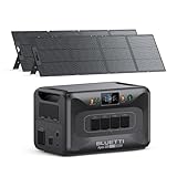 BLUETTI Solargenerator Apex 300 (2025 Neu) mit 2 200W Solarmodule, 2764,8Wh LFP Batterie-Backup mit 4 3840W AC Ausgängen (7680W Surge), ideal für Zuhause, Camping, Off-Grid