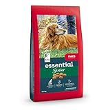 MERA Essential Senior Hundefutter Trocken 2kg | Hunde Trockenfutter für ältere Hunde Aller Rassen & Größen | Omega-3 und Omega-6 für Haut & glänzendes Fell | Dry Dog Food