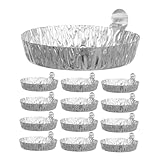 SOIMISS 50 Stück Aluminiumfolie Einweg wägeschalen Temperaturbeständig Laborproben Wägebehälter für Präzises Abwiegen Vielseitig Einsetzbar