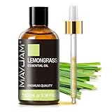 Ätherisches Öle Zitronengras 100ML, MAYJAM Zitronengrasöl 100% Rein, Ideal für Gerüche Beseitigen Aromatherapie Diffuser Duftöl Massage