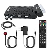 Romicta DVB-T2 Receiver 2024 & Kabel-Receiver DVB-C – H.265 HEVC FTA Full HD PVR, USB, HDMI, SCART, digitaler terrestrischer TV-Tuner, Full HD 1080p High Definition Digital Receiver