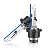 Erato D2R Xenon Brenner HID Scheinwerferbirnen, 8000K 35W Diamond Blau Birnen Xenon Entladungslampe Fernlicht 12V Xenon Ersatzlampe Scheinwerfer wasserdicht Auto HID Ersatz Kit,2 Stücke