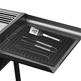 Silikon-Grillwerkzeugmatte, Silikon-Grillmatte - Grill- und Grillutensilienhalter,Hitzebeständige Spachtelmatte, Utensilienhalter-Seitenregalmatte, schützende Grillspatel-Grillmatten für die