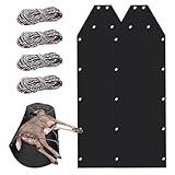 Hirschschlitten, Hirschwagen Spiel Transporter | Hirschschlitten, tragbarer Eisfischschlitten mit Seil Mehrzweck-Hundeschlitten, Transportschlitten für Jagd, Holz