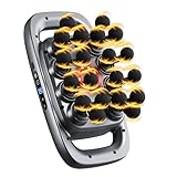 Namouk Elektrische Massagepistole, 20 Köpfe, 30 Geschwindigkeitsstufen, 4 Modi, für Beine, Arme und Taille, Schwarz