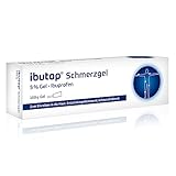 ibutop Schmerzgel 5%, bei Sport- und Alltagsverletzungen wie Prellungen, Verstauchungen oder Zerrungen, mit Ibuprofen, entzündungshemmend, kühlend und abschwellend, 100 g