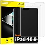 QUESPLE [2 Stück] Matt Panzerglas für iPad Air 5/4 10.9 Zoll (2022/2020, 5./4. Generation) und iPad Pro 11 Zoll (2022/2021/2020/2018) Schutzfolie, Blendschutz Matte Gehärtetem Glas Displayschutzfolie