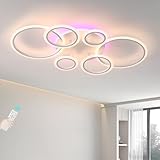 ZAITINZ led deckenleuchte energiesparend,70W deckenlampe weiß,led lampen deckenlampen mit Fernbedienung,moderne deckenleuchten dimmbar,schlafzimmerlampe 4200lm,wohnzimmer lampe decke 3000-6000k