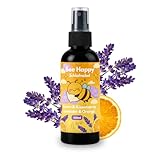 Bee Happy Kissenspray 100ml – Bio Lavendel-Orangen mit ätherischen Ölen. Frischer Duft für Kissen, Bett & Schrank. Ideal für Yoga, Entspannung, Konzentration & als Raumspray.