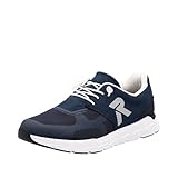 Rieker Herren Preston 9100 Sneaker Low, Blau, 44 EU