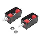 MARKELL Elastomerhalterung – Vibrationsdämpfer mit Feder – Schwingungsdämpfer zur Deckenaufhängung – Studio und Heimkino (2 Stück)