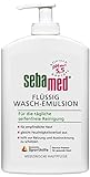 Sebamed Flüssig Wasch-Emulsion 400 ml im hygienischen Spender, reinigt die empfindliche Haut und hilft, die Haut vor Reizung und Austrocknung zu schützen, ohne Mikroplastik