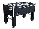 Premium Kicker Table 5“ Kickertisch Stabiler Tischfußball schwarz verchromte Spielstangen