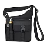 Schultertasche für Herren – Reise-Schultertasche, Wasserflaschenhalter, Rucksack für Reisen, Wandern, Radfahren, Geburtstag, Sport, Teenager, Schule, Fitnessstudio, Arbeit, Camping, Geburtstag