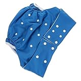 SAFIGLE 1 Stück Windeln Für Erwachsene Über Nacht Erwachsene Windeln Frauen Abdeckung Große Windel Für Erwachsene Mittel Wiederverwendbar Stets Wasserdicht Waschbar Blue Pul-plane
