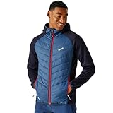 Regatta Herren Padded Hooded Soft Shell Jacket Gefütterter Mantel, Moonlight Denim,