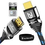 Ultra HDTV 8K HDMI-Kabel - 2m Ultra High Speed HDMI 2.1 Kabel, 48 Gbps für 8K@60Hz & 4K@120Hz - Premium Zertifikat - DTS: X, HDCP 2.2&2.3, HDR10+, eARC