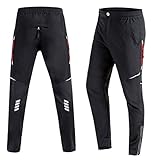 MidGard Funktionshose, Winddicht und atmungsaktiv (Fahrradhose, Laufhose, Outdoorhose...) Unisex Gr. XL