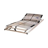 f.a.n. Lattenrost Federholzrahmen Punktoflex Ergo Kopf- und Fußteil motorisch verstellbar 120 x 200 cm