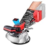Fliesenverlegemaschine Fliesenlermaschine, 8-Zoll-Rüttelplatte, verstellbar, for Wand- und Bodenfliesen, hohe Ladekapazität, for 18-V-Akku