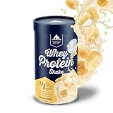 Multipower Whey Protein Shake Pulver 420g, Protein Pulver mit Banana Milk Geschmack und Vitamin B6, ideal zur Regeneration des Körpers nach dem Sport
