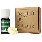 Bio Zirbenöl 10ml - 100% naturreines Zirbelkieferöl - Zirben Öl - Zirben Raumduft - angenehmer Waldduft Aromaöl - Zirbelkiefer Öl