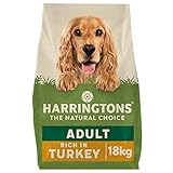 Harringtons Complete Trockenfutter für Hunde für Erwachsene, Truthahn und Gemüse, 18kg, Hergestellt aus rein Natürlichen Zutaten
