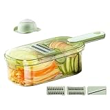 Gemüseschneider | Zwiebelschneider,Gemüsehacker Mit Aufbewahrungsbehälter Küchenhelfer Für Kartoffel Karotten Salat Zubereitung BBQ Camping Outdoor