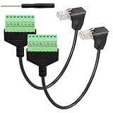 Netzwerkkabeladapter für RJ45 auf 8-poligen Klemmenblock, kein Löten erforderlich (Up)