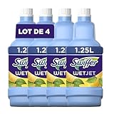 Swiffer Wetjet Lösung Nettoyante für Besen Spray, 4er Pack (4 x 1,25 l)