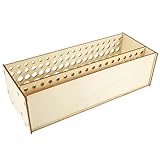 TOYANDONA Multifunktionaler Pinselhalter mit 67 Fächern Leichter Eigenständiger Organizer für Pinsel Stifte und Marker Aufbewahrung für Schule und Atelier