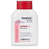 numis med Shampoo mit 5% Urea - Hautberuhigendes Haarshampoo für extrem trockene, zu Juckreiz neigende Kopfhaut - vegane Haarpflege ohne Silikone, Parabene & Mineralöl - Haar Shampoo (1x 200 ml)