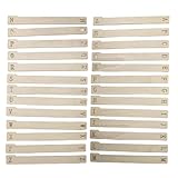 Trennstreifen für Schallplatten – Trennwand für Holzscheiben, 26 Stück, Trennwand für einfache Bedienung, alphabetischer Trenner für Musikliebhaber, Medium, Lesezeichen V