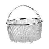 Zanthicia Der vielseitige Dampfgareinsatz sorgt für Beste Ergebnisse beim Dämpfen Aller Obst und Gemüsesorten. (Sieb, Küchenhelfer, Zubehör)