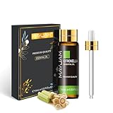 MAYJAM CITRONELLA Ätherisches Öl 10ML, Zitronengrasöl-1 für Diffusor, Luftbefeuchter, DIY, Home，Wardrobes