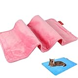 Heizkissen für Katzen, Haustier-Heizkissen, konstante Temperatur, sicher für Haustiere, beißfest und wasserdicht, elektrische Pads für Katzen, Hunde, Welpen, Kätzchen, für Zuhause, Reisen, Winter