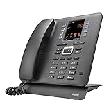 Gigaset T480HX - Tischtelefon zum schnurlosen Anschluss an DECT-Basis oder Router - großes Farbdisplay - Datenaustausch über Bluetooth & Micro-USB - großes Telefonbuch, schwarz