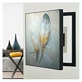 VYUJHNBG Sicherungskastenabdeckung, Schrank, Schalttafelabdeckung, dekorativ, Zählerkasten verstecken, dekorative Malerei, Unterbrecherkastenabdeckung für Wohnzimmer, Zuhause