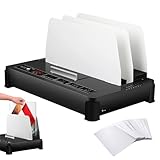 Thermobindegerät, Heißklebegerät mit 550 Blatt Kapazität, Ideal für Geschäftsdokumente im Format A4/A5/Letter, Inkl. 50 Bindehüllen
