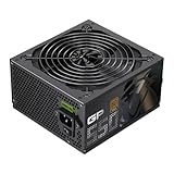 GAMEMAX GP-550B Netzteil PC 550W, Nicht-modular, 80 Plus Bronze, 140mm HDB Lüfter, Flache Schwarze Kabel, 9 Schutzfunktionen, 3 Jahre Garantie, Schwarz