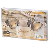 Ausstechformen 'V.I.P. IV Engelsflügel' 2er-Set 6,5 cm, Tassenkekse, Edelstahl