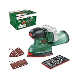 Bosch Akku-Schleifer UniversalSander 18V-10 (ohne Akku; 18 Volt System; für die DIY-Holzbearbeitung; 32x Schleifpapier; im Karton) – Amazon Edition