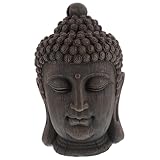 Ciieeo Südostasiatische Buddha-Statue Aus Kunstharz, Meditierende Buddha-Figur, Buddha-Kopf-skulptur, Altar Für Wohnzimmer, Zen-Stil, Buddha-Ornament