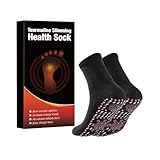 Beheizbare Socken, Selbstheizende Socken, Winter Heizsocken, Fußwärmer Socken, Winter Thermosocken Beheizbare Socken, Selbsterwärmende Socken, Socken Herren Damen (Schwarz)