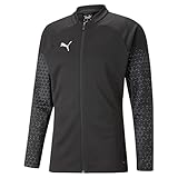 PUMA Herren Teamcup Trainingsjacke Strickjacke, Schwarz, L