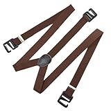 Generisch Herren Hosenträger Für Jeans - Hosenträger Für Herren Anzughosen - Y-Rücken Breite Träger Mit Starken Clips Mode Accessoires